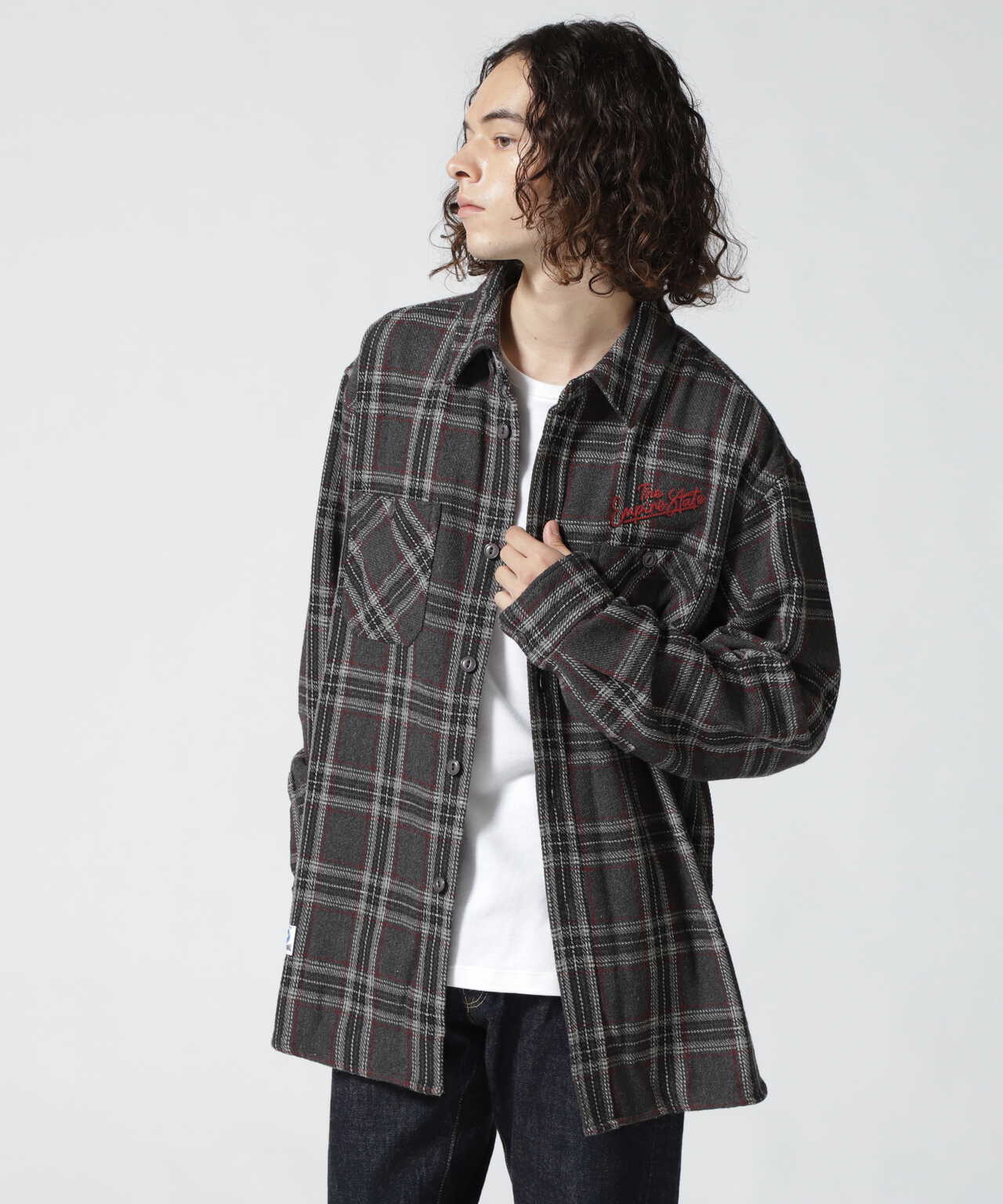 HEAVY NEL CHECK SHIRT THE EMPIRE STATE/ヘビーネルチェックシャツ