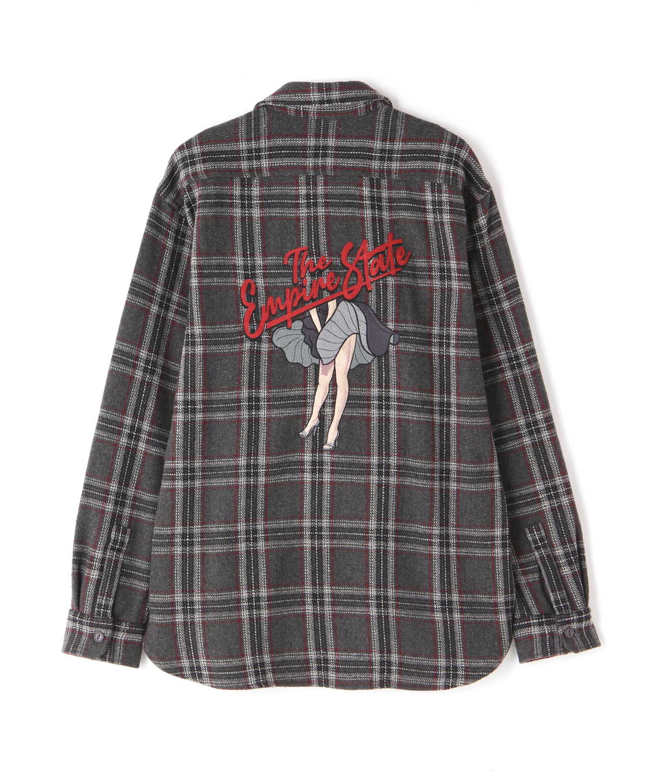 HEAVY NEL CHECK SHIRT THE EMPIRE STATE/ヘビーネルチェックシャツ