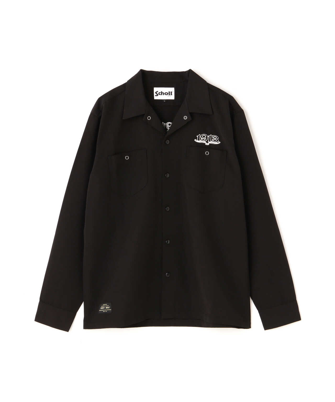 EMB TC LS WORK SHIRT/刺繍シャツ | Schott ( ショット ) | US ONLINE