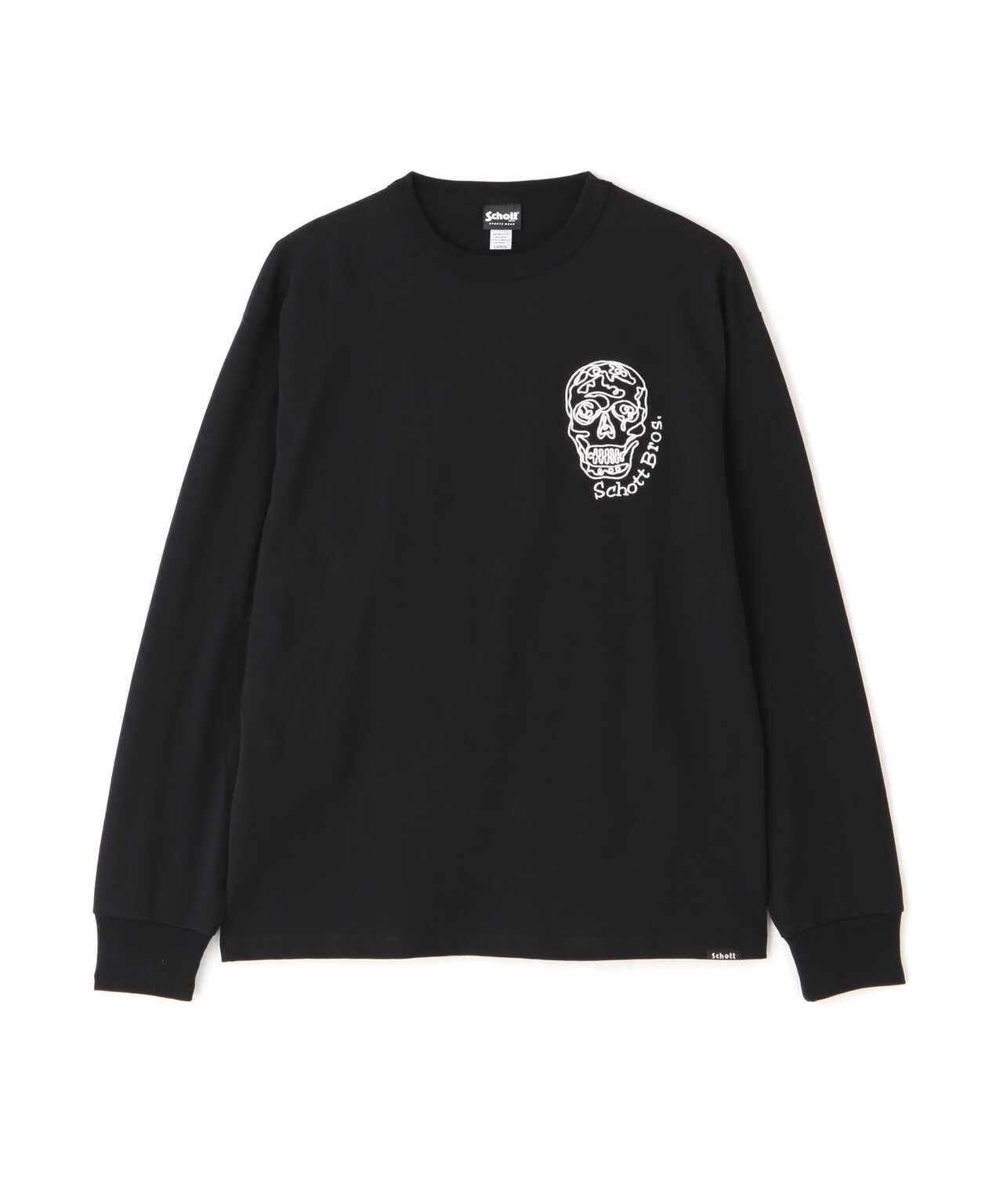 SKULL GRAPHIC EMB L/S TEE/スカルグラフィック ロングスリーブTシャツ