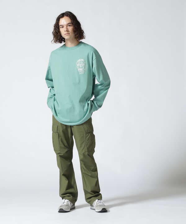 SKULL GRAPHIC EMB L/S TEE/スカルグラフィック ロングスリーブTシャツ