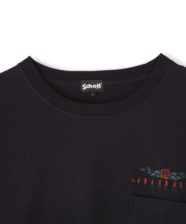EMBROIDERED LONG SLEEVE T-SHIRT/エンブロイダード ロングスリーブTシャツ