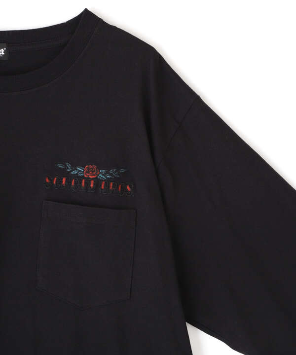 EMBROIDERED LONG SLEEVE T-SHIRT/エンブロイダード ロングスリーブTシャツ