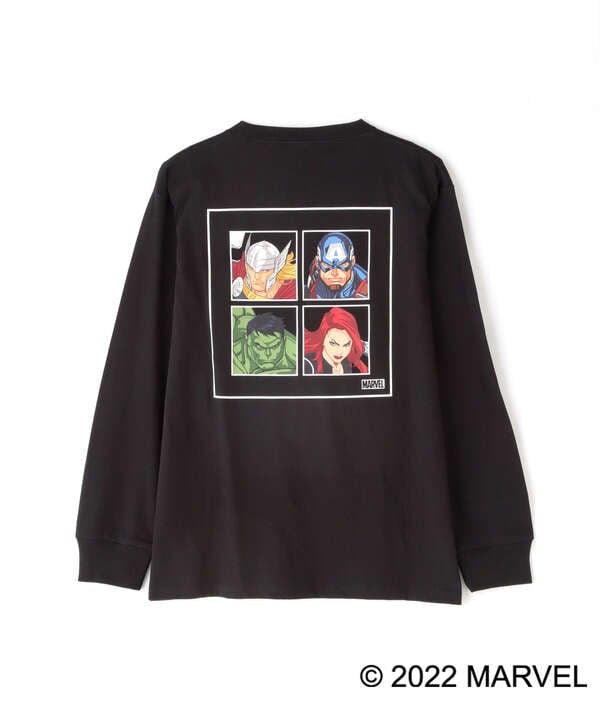 "MARVEL CD COVER" L/S　T-SHIRT/マーベルCDカバー　ロングスリーブTシャツ