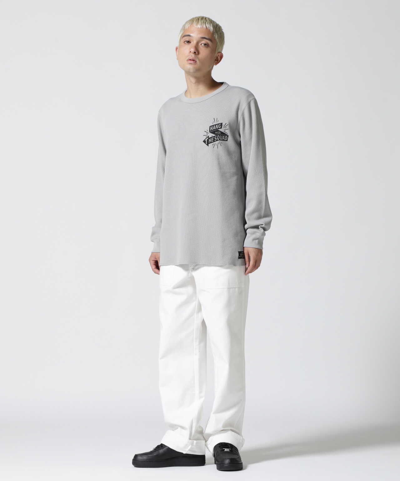 CLASSIC HONEYCOMB LONG SLEEVE T-SHIRT/クラシックハニカム ロングスリーブTシャツ