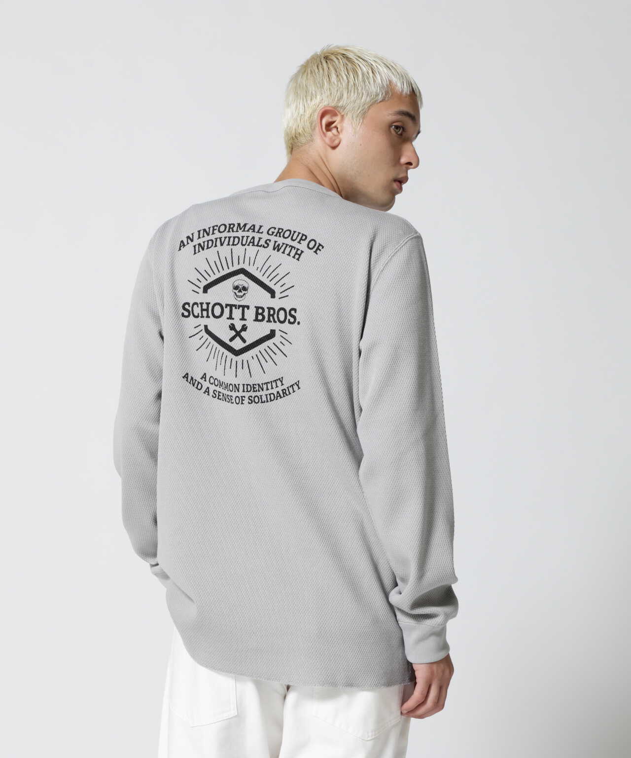 CLASSIC HONEYCOMB LONG SLEEVE T-SHIRT/クラシックハニカム ロングスリーブTシャツ