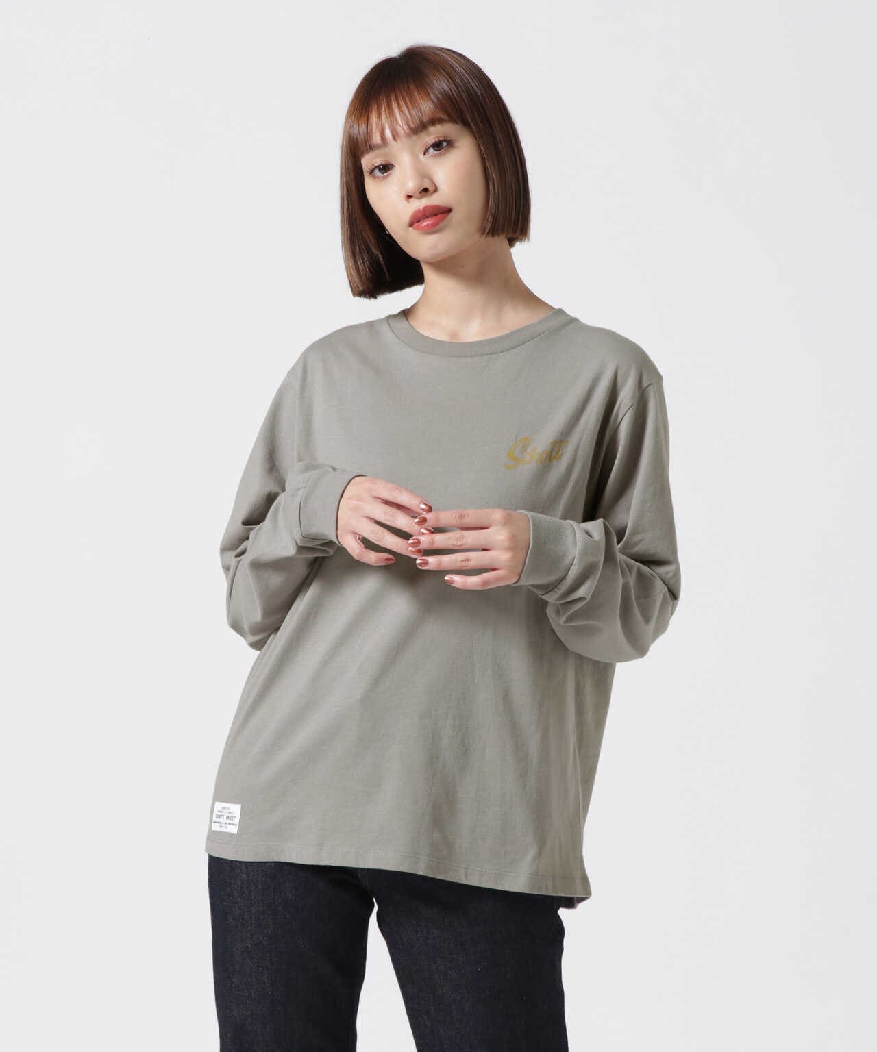 Women's】EAGLE U.S.A FRAG L/S T-SHIRT/イーグル U.S.Aフラッグ