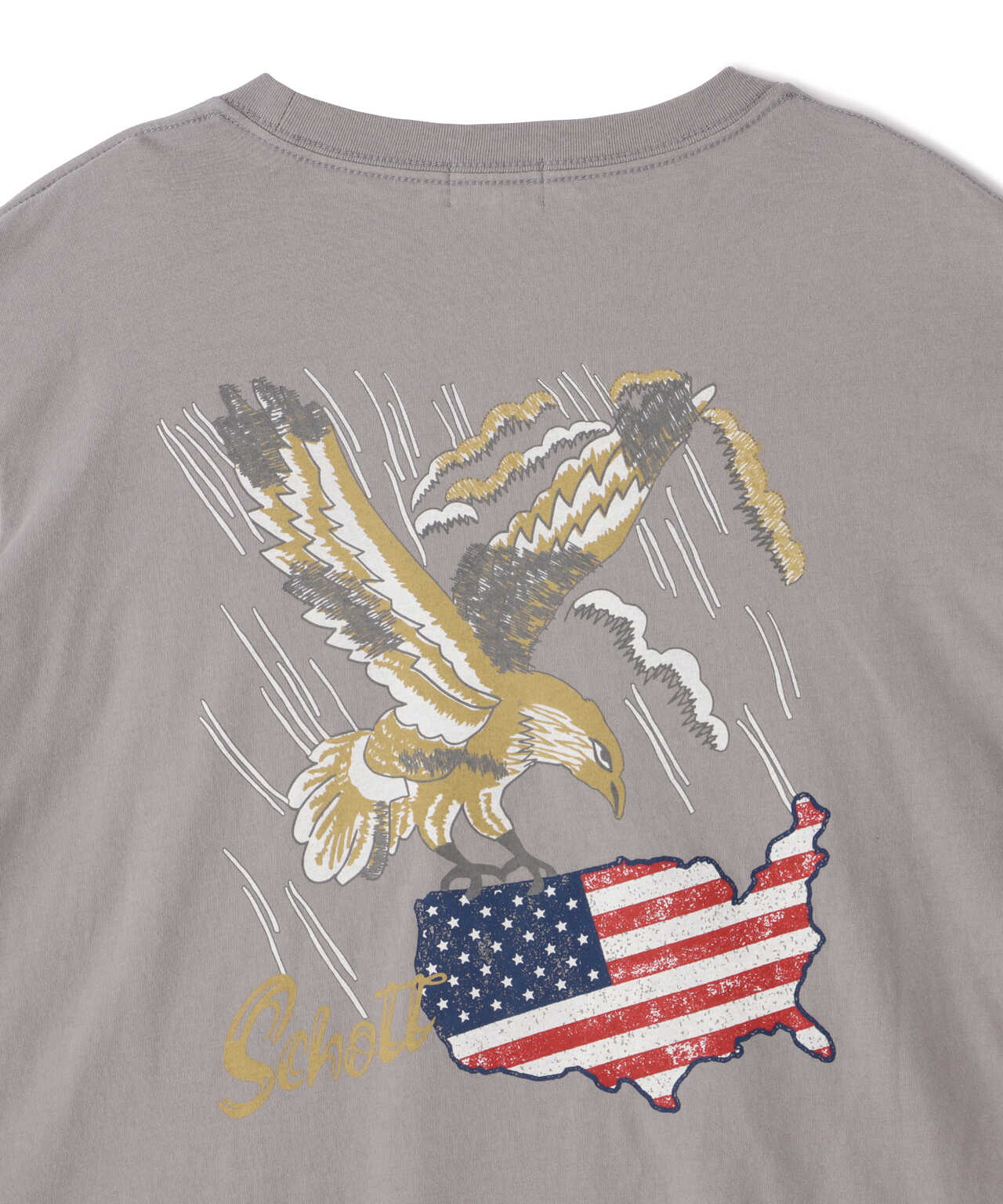 Women's】EAGLE U.S.A FRAG L/S T-SHIRT/イーグル U.S.Aフラッグ