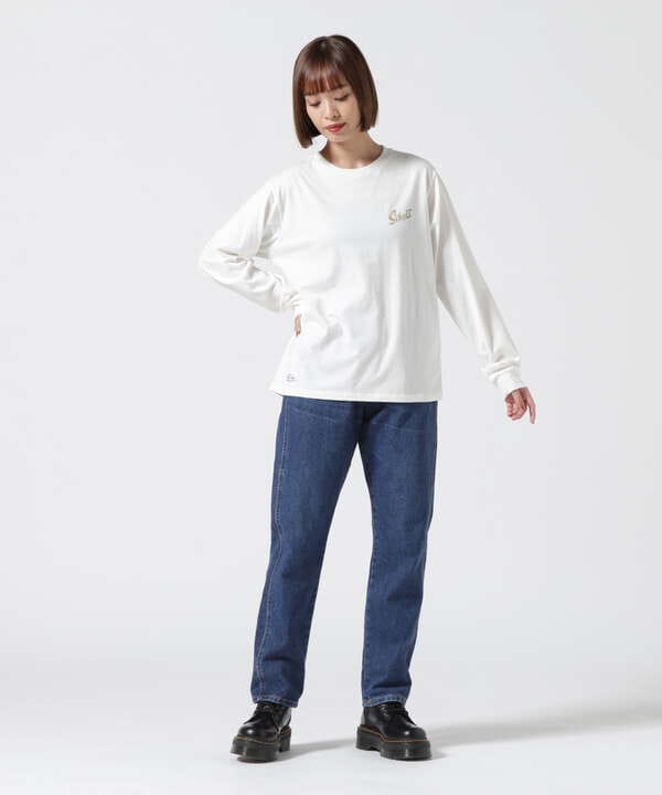 【Women's】EAGLE U.S.A FRAG L/S T-SHIRT/イーグル U.S.Aフラッグ ロングスリーブTシャツ