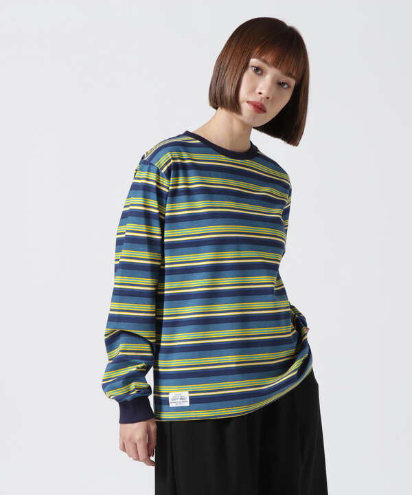 【Women's】BORDER L/S T-SHIRT/ボーダーロングスリーブ Tシャツ