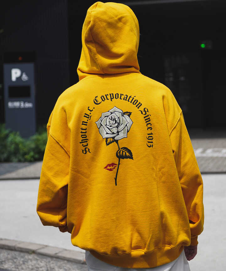 【WEB LIMITED】HOODED SWEAT DOLLER ROSE/ダラーローズパーカー