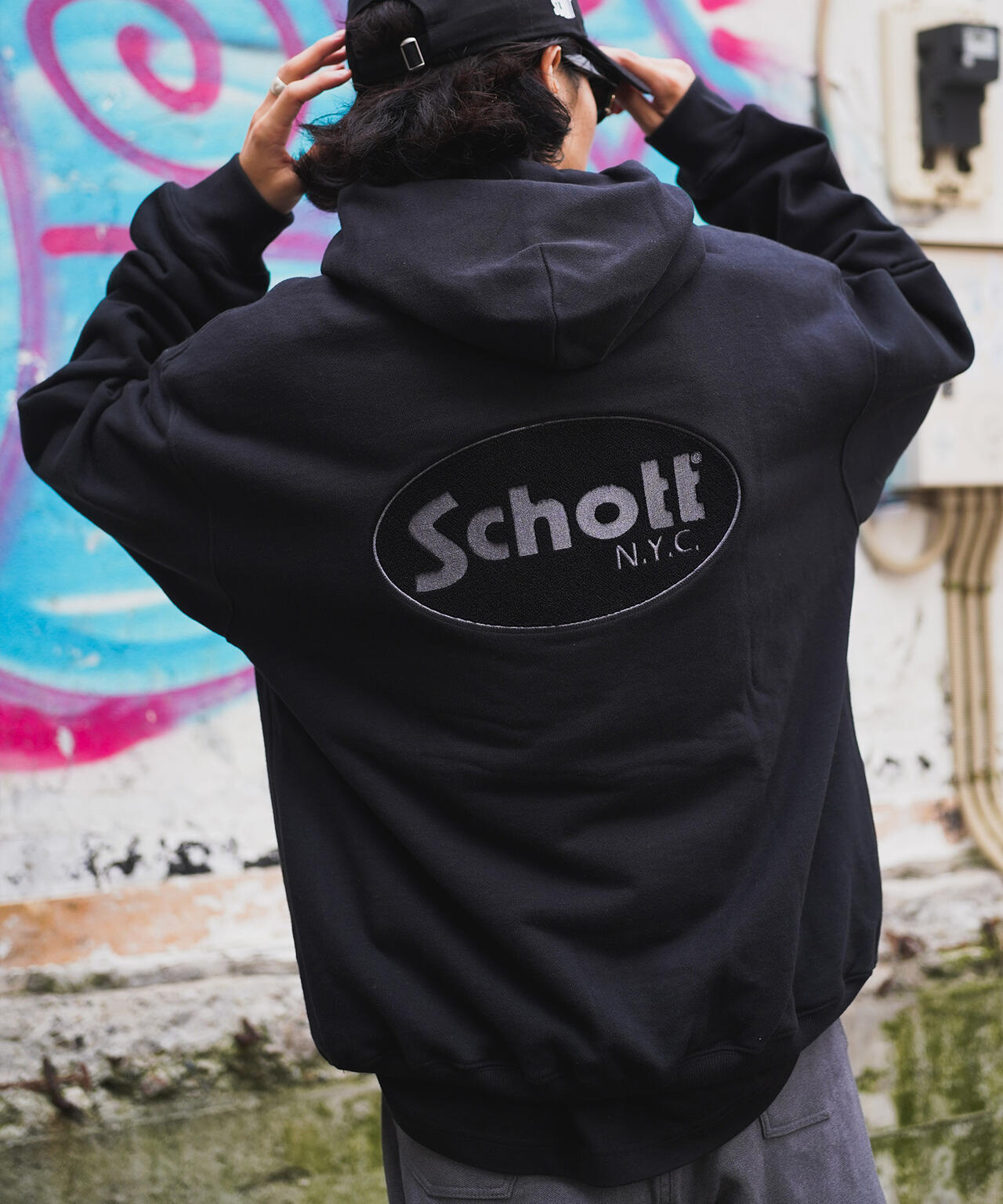 SCHOTT パーカー