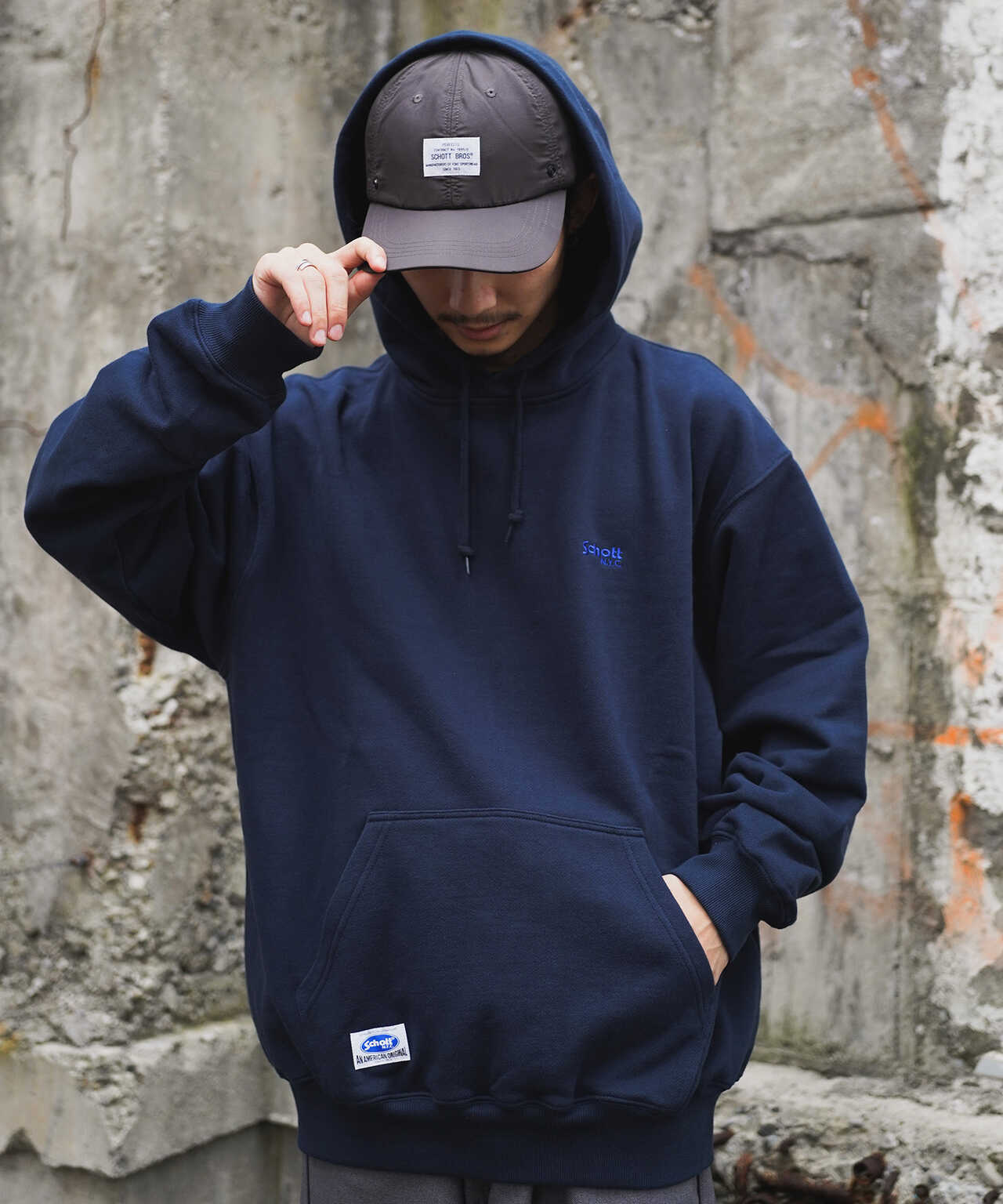WEB LIMITED】HOODED SWEAT OVAL CHENILLE LOGO/オーバルロゴ パーカー