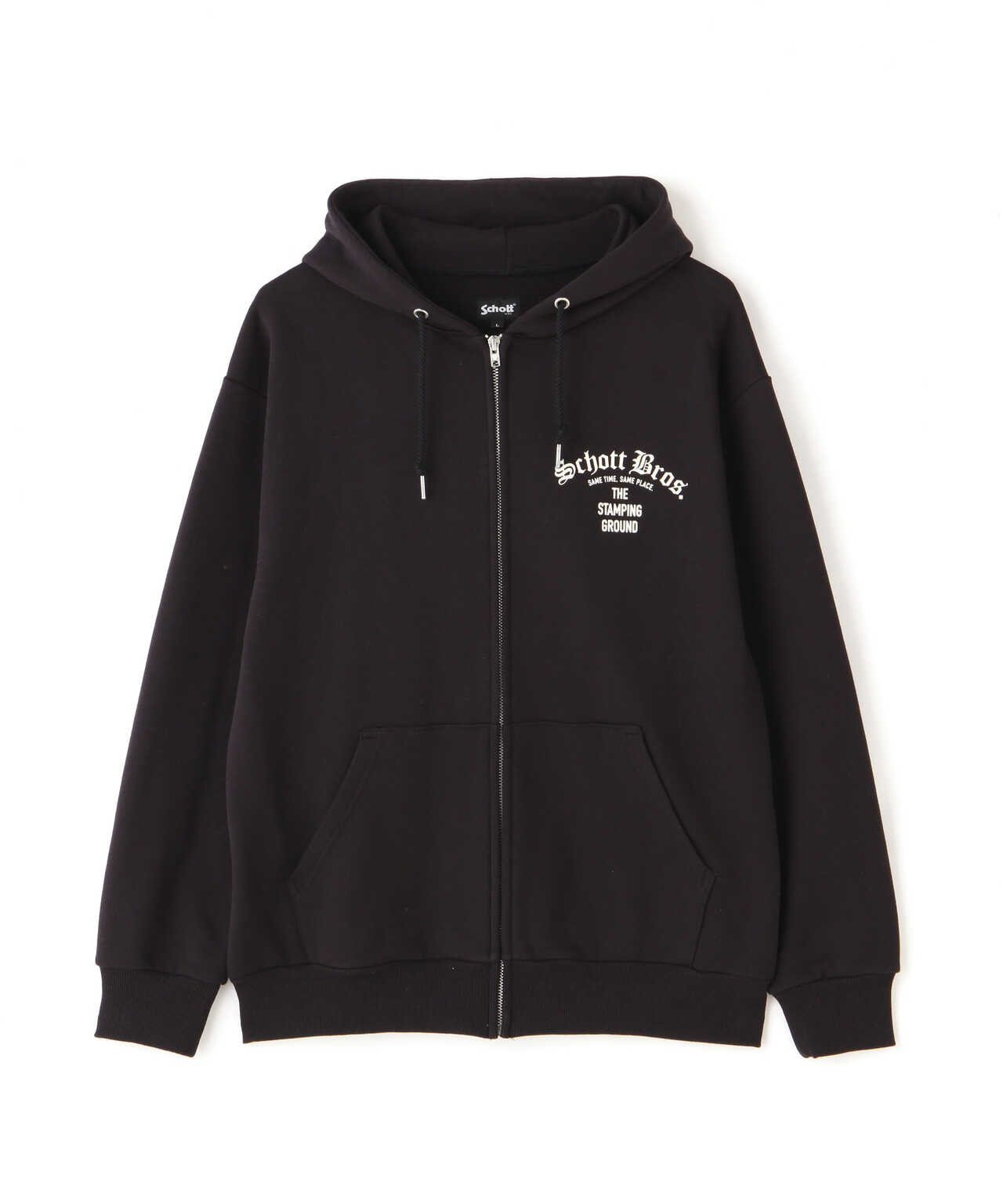 SINGLE ROSE ZIP HOODIE/ローズ ジップパーカー | Schott ( ショット