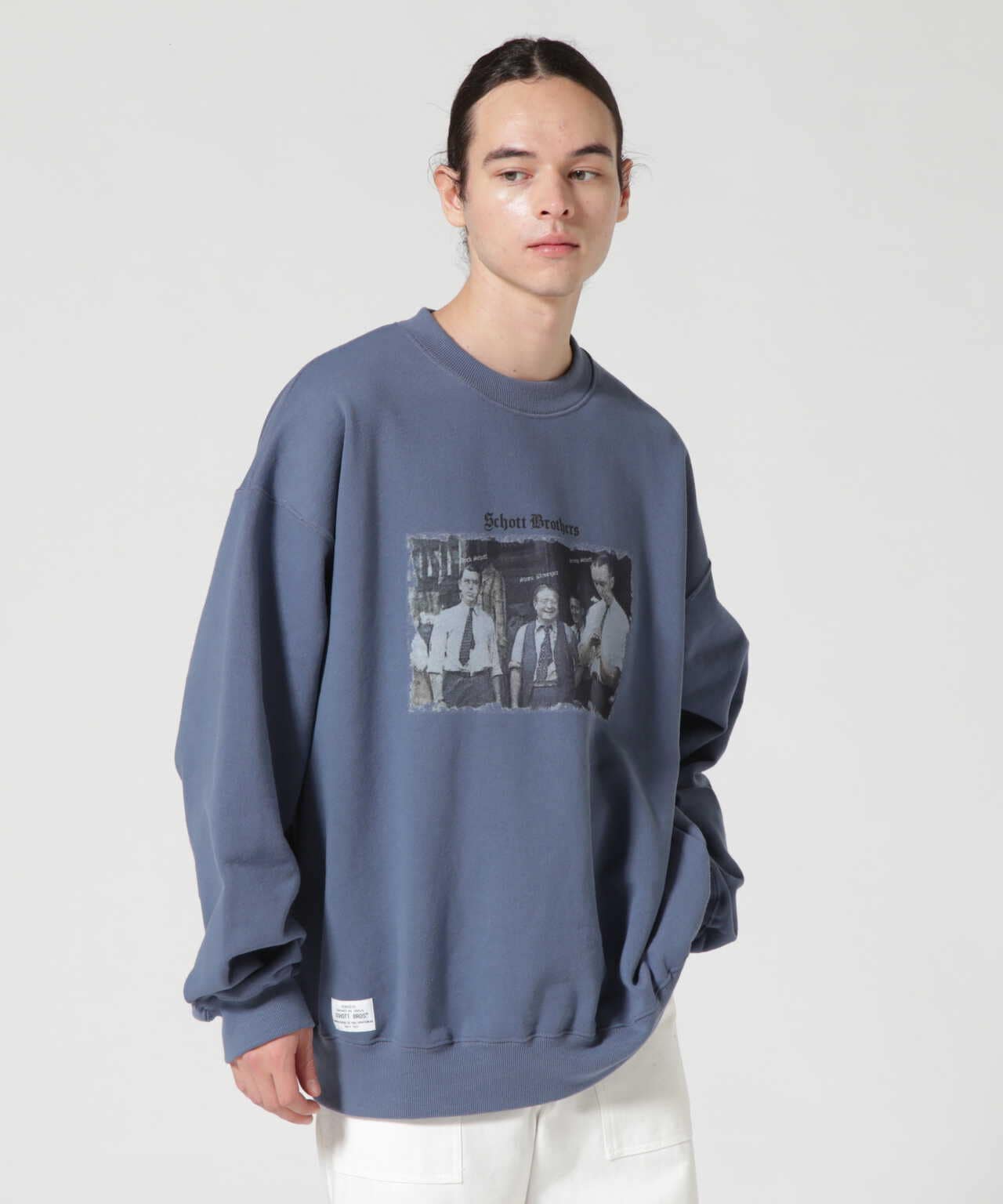 WEB LIMITED】CREW SWEAT PHOTO/クルースウェット フォト | Schott