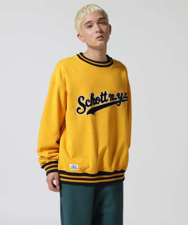 【WEB LIMITED】LINE RIB CREW SWEAT/ラインリブ クルーネック スウェット