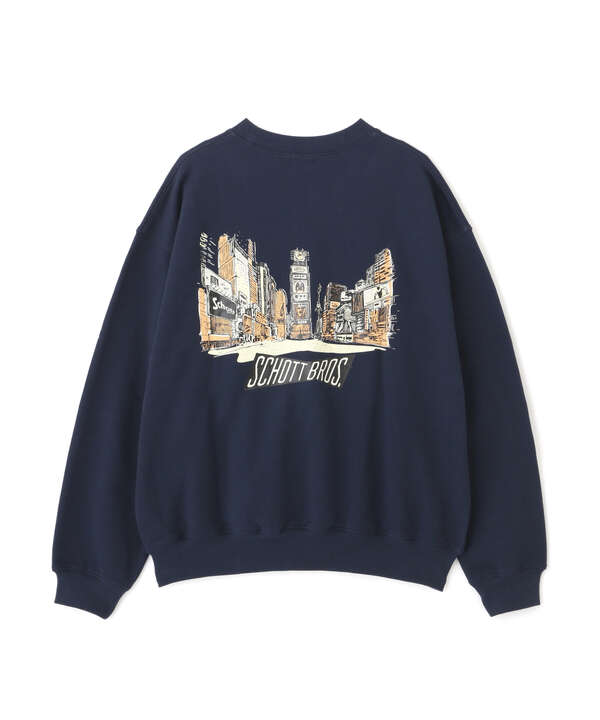 【WEB LIMITED】CREW SWEAT TIMES SQUARE/クルーネックスウェット タイムズスクエア