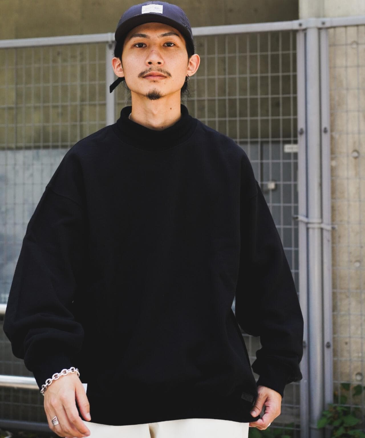 WEB LIMITED】BLANK HIGHNECK SWEAT/無地 ハイネック スウェット