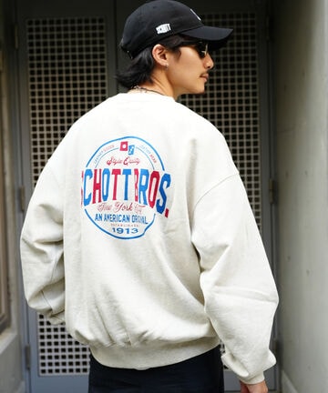 【WEB LIMITED】CREW SWEAT CIRCLE LOGO/クルーネックスウェット