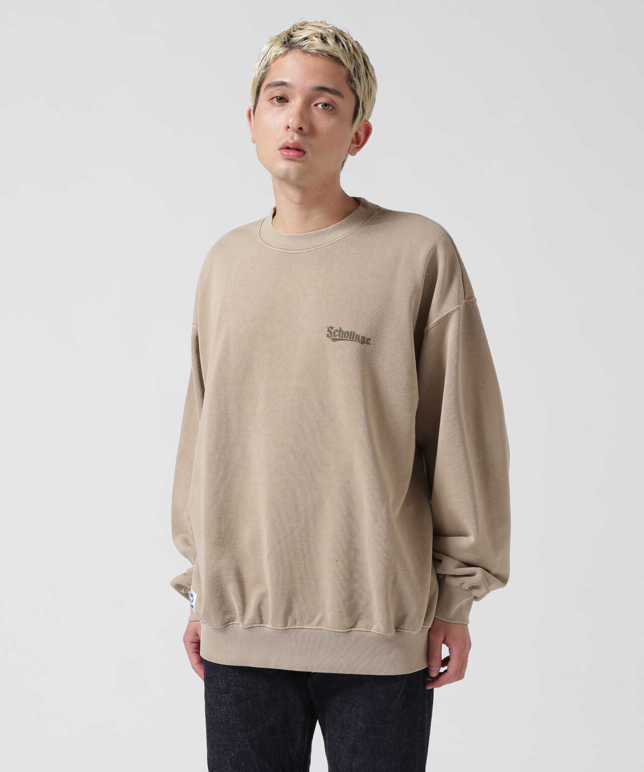 WEB LIMITED】OVERDYE CREW SWEAT SPLASHED/オーバーダイ スウェット