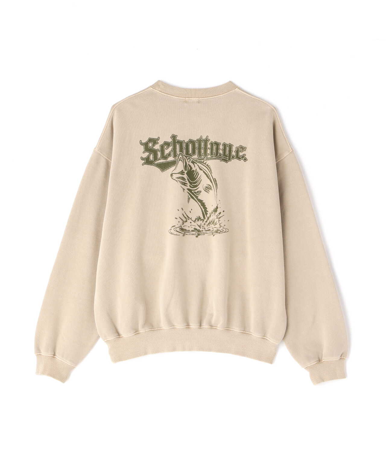 WEB LIMITED】OVERDYE CREW SWEAT SPLASHED/オーバーダイ スウェット 