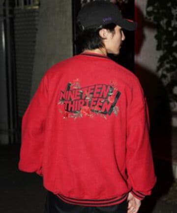 【WEB LIMITED】LINE RIB CREW INSIDEOUT/ラインリブ クルースウェット インサイドアウト