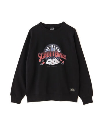 SWEAT SHIRT ”SCHOTT CARD”/スウェットシャツ　ショットカード