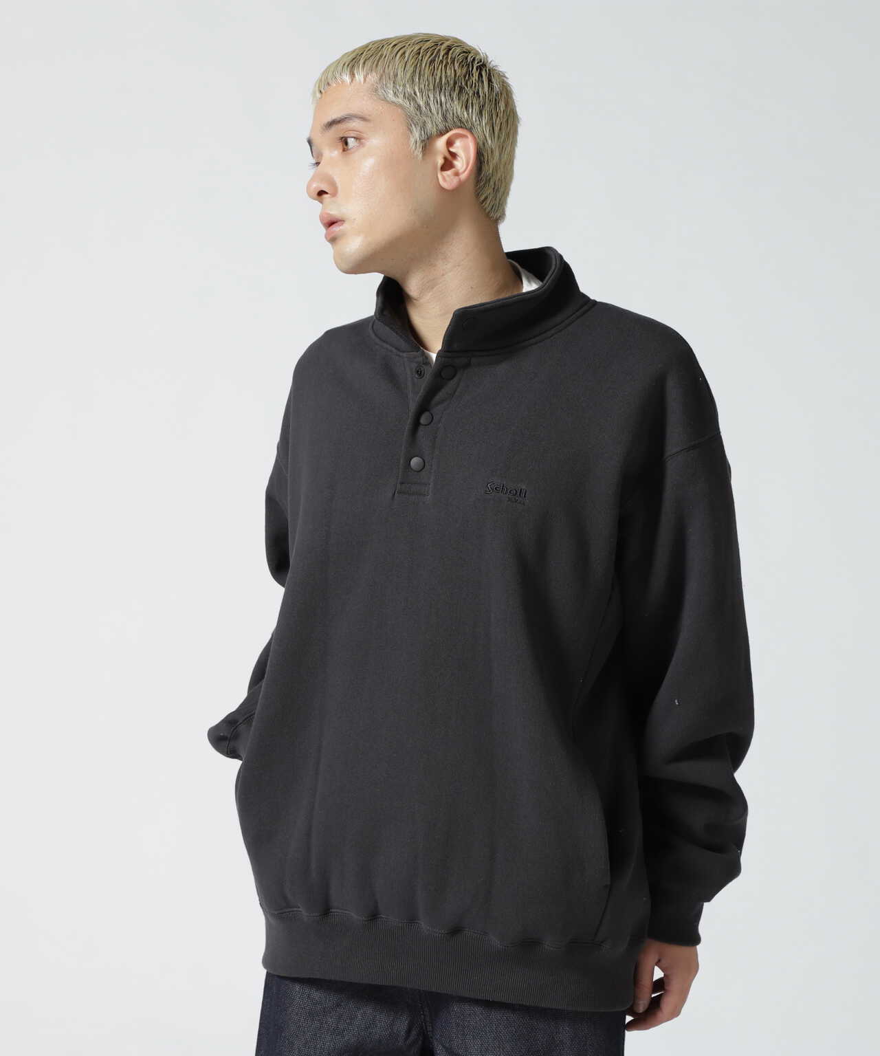 Schott SNAP SWEATSHIRT/スナップ スウェット | hartwellspremium.com