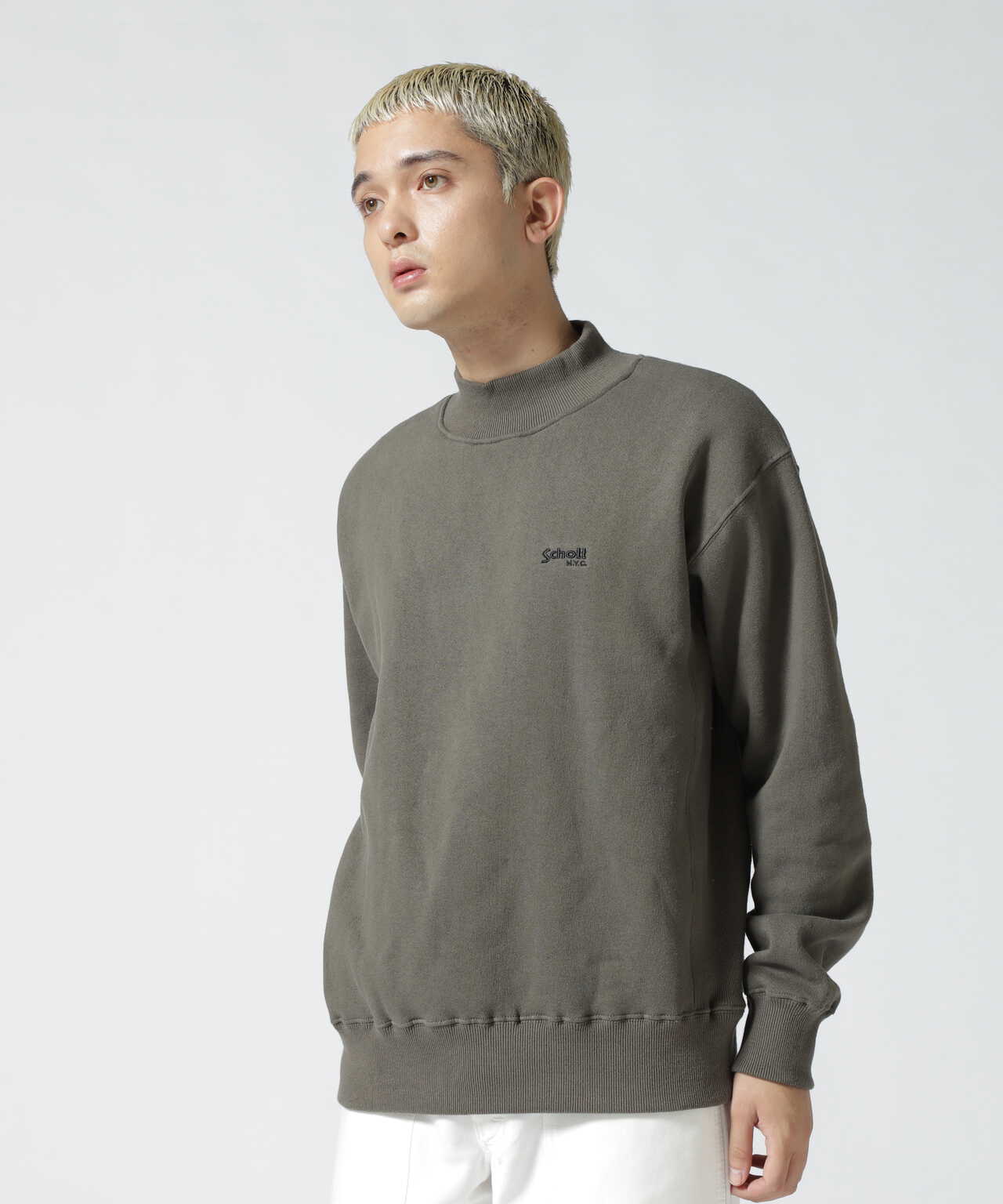 MOCK NECK SWEATSHIRT/モックネック スウェットシャツ | Schott 