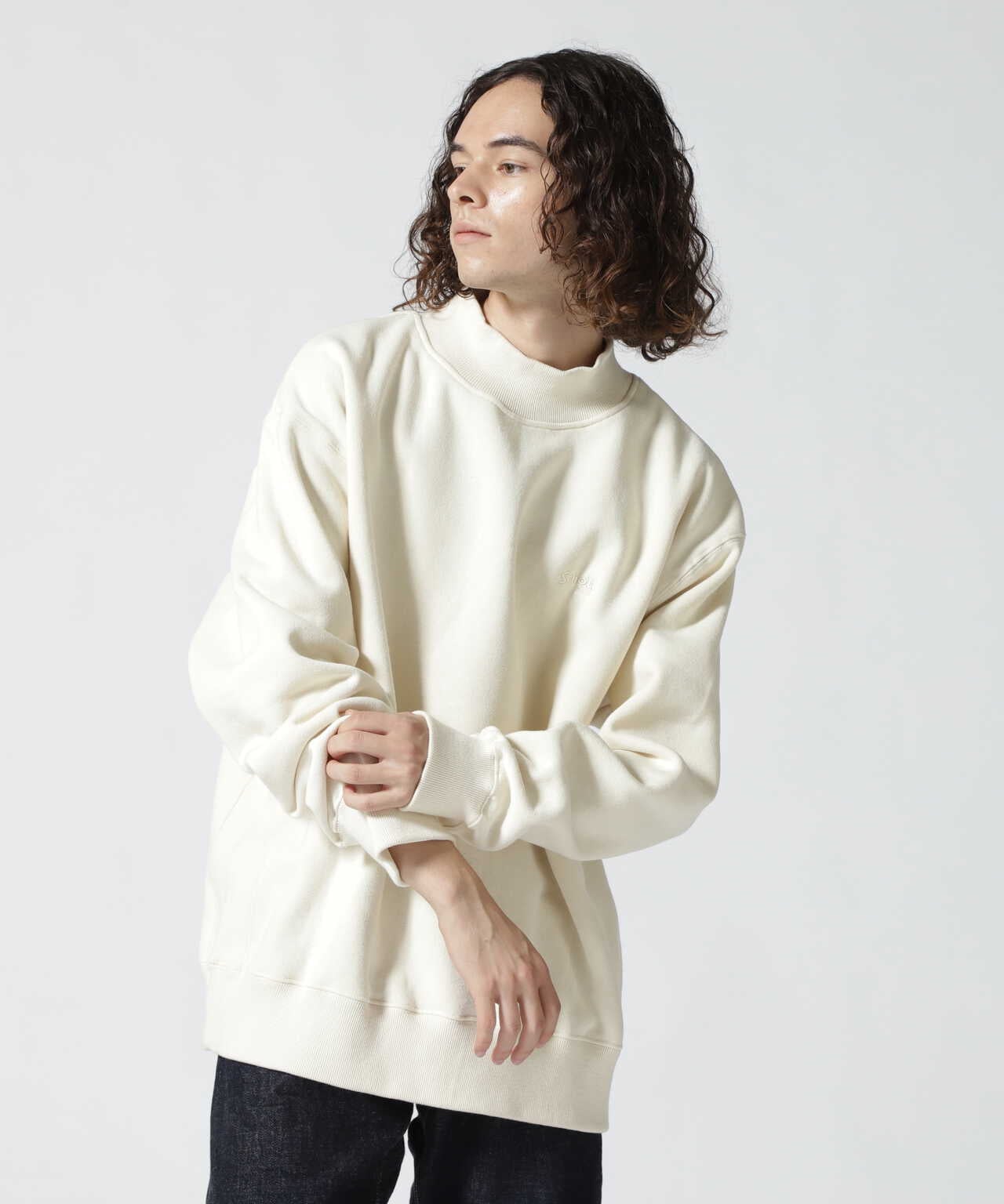 MOCK NECK SWEATSHIRT/モックネック スウェットシャツ