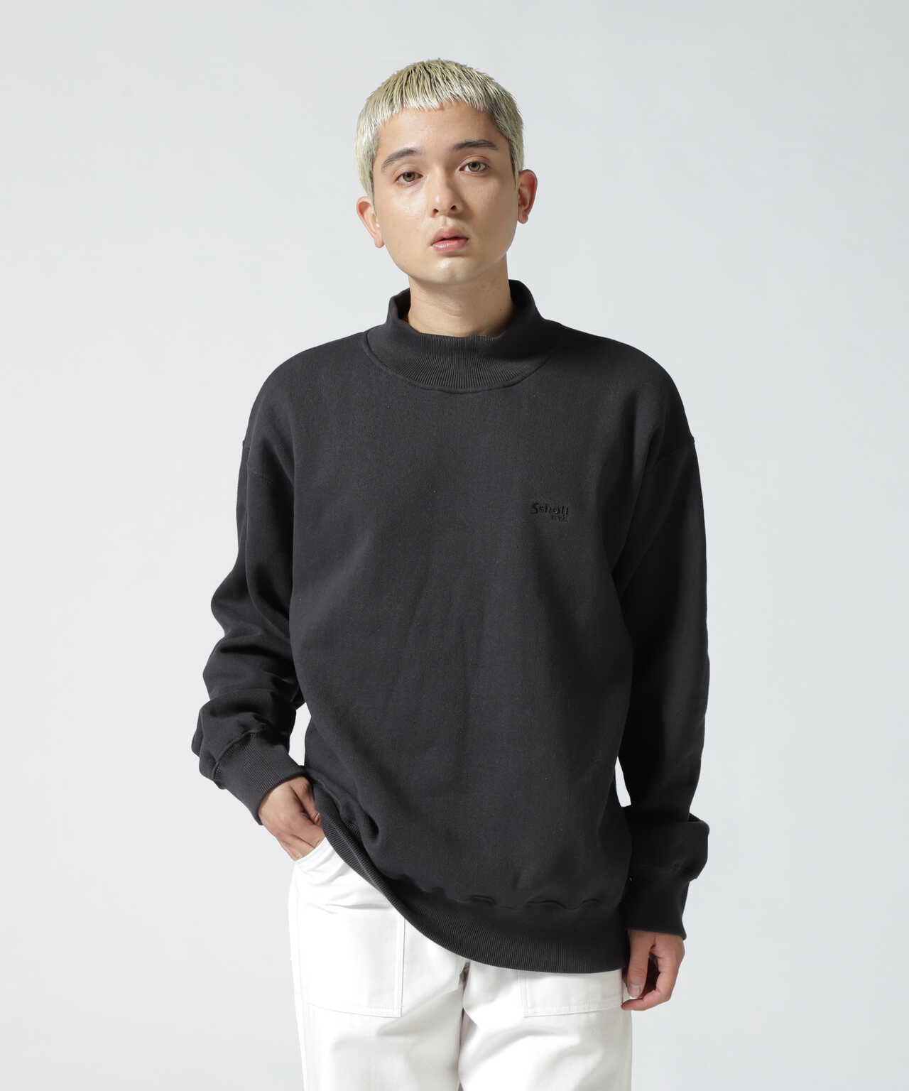 MOCK NECK SWEATSHIRT/モックネック スウェットシャツ