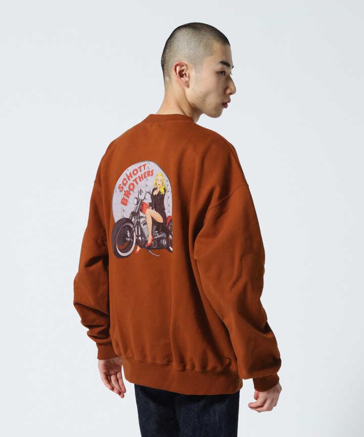 【WEB LIMITED】CREW SWEAT MC PINUP/ピンナップ クルー