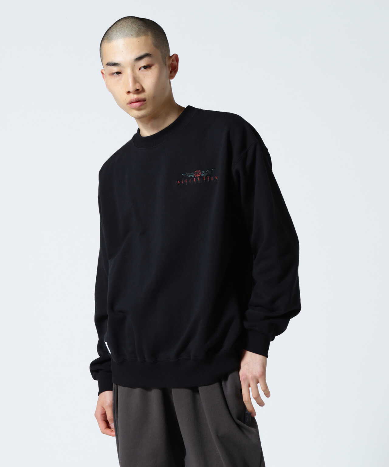 直営店舗限定】CREWSWEAT SHAKEHAND＆PANTHER/クルースウェット