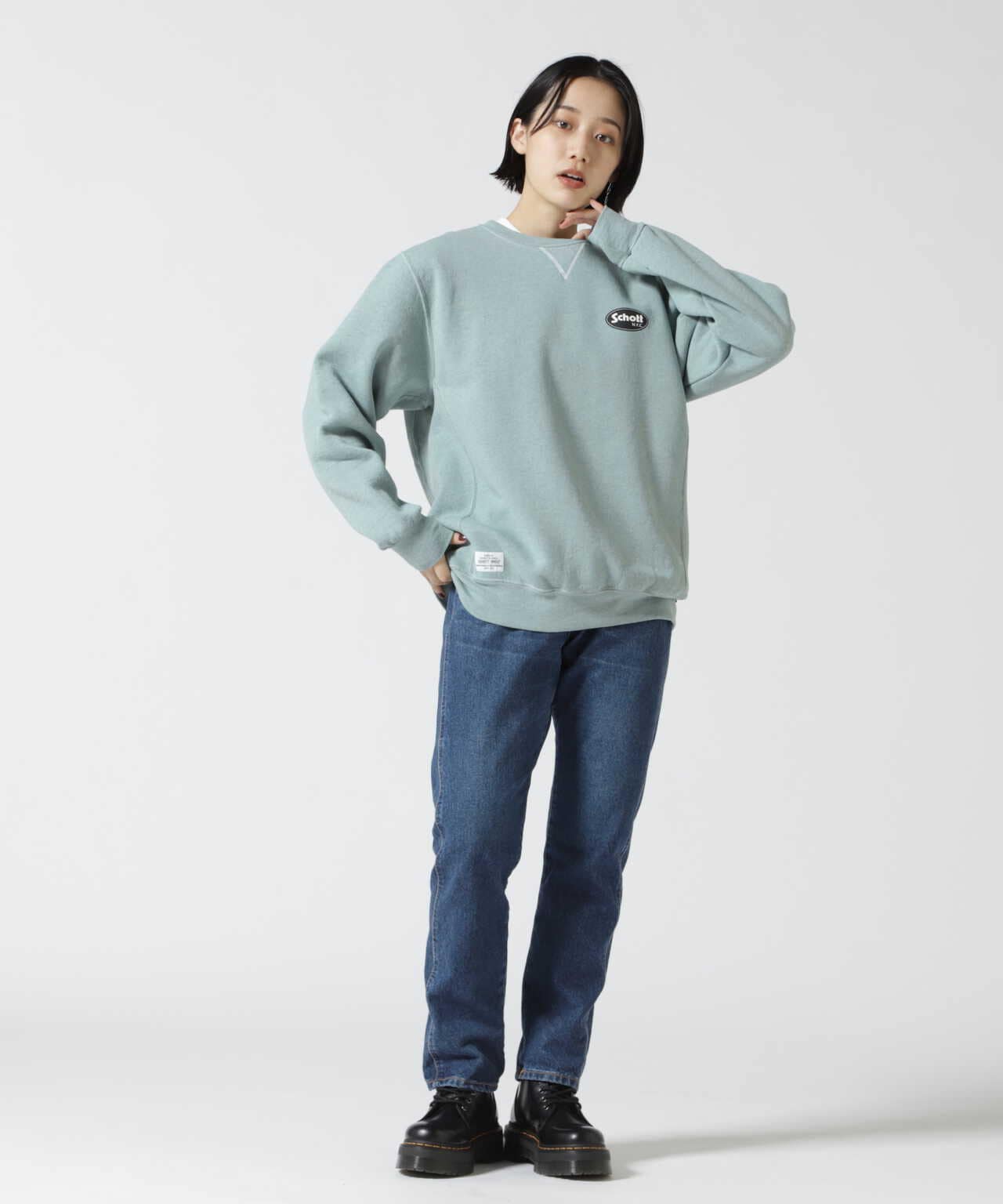 Women's】OVAL LOGO SWEAT/オーバルロゴ スウェット | Schott