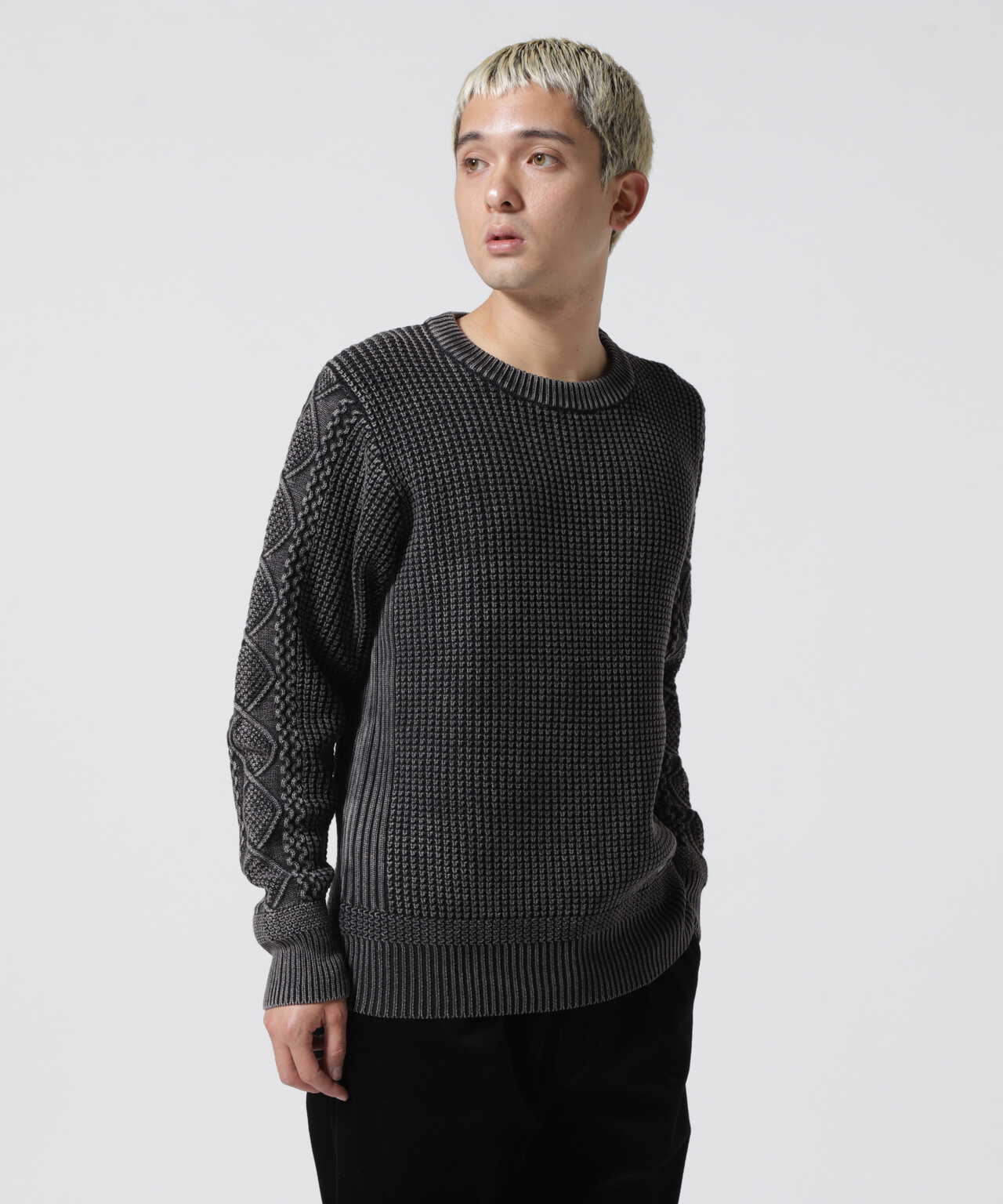 DULL COL CABLE SWEATER/ケーブルセーター