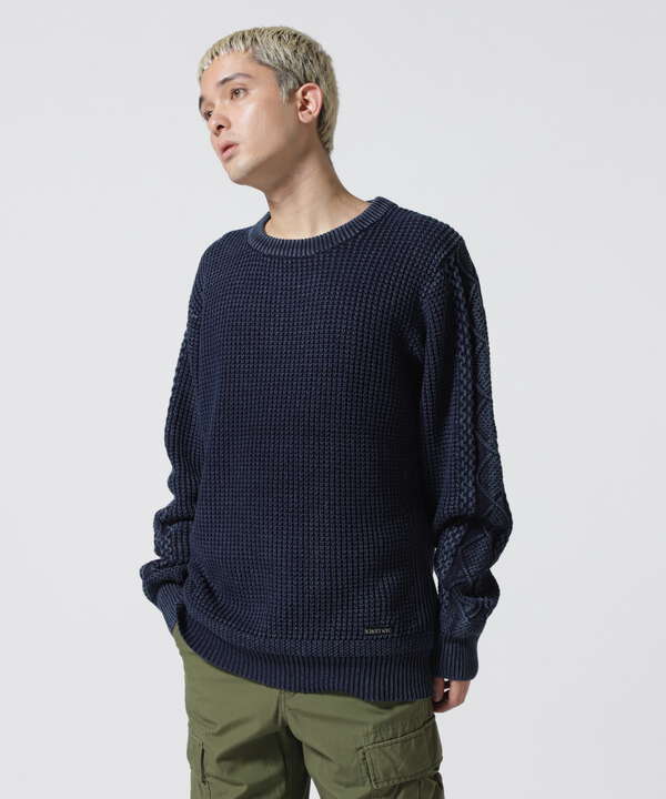 DULL COL CABLE SWEATER/ケーブルセーター