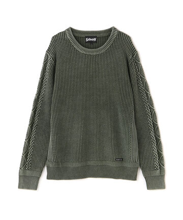 DULL COL CABLE SWEATER/ケーブルセーター