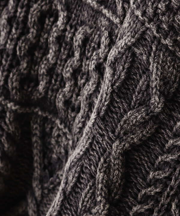 【Women's】CABLE KNIT SWEATER/ケーブルニットセーター