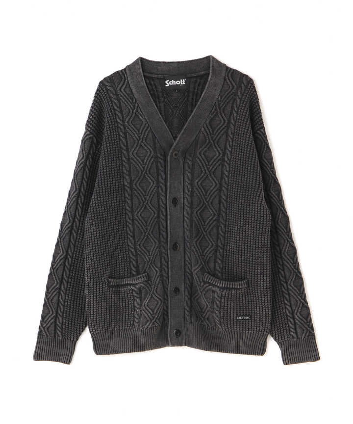 DULL COL CABLE CARDIGAN/ケーブルカーディガン