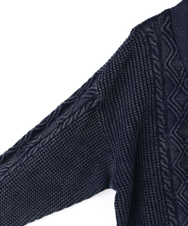 DULL COL CABLE CARDIGAN/ケーブルカーディガン