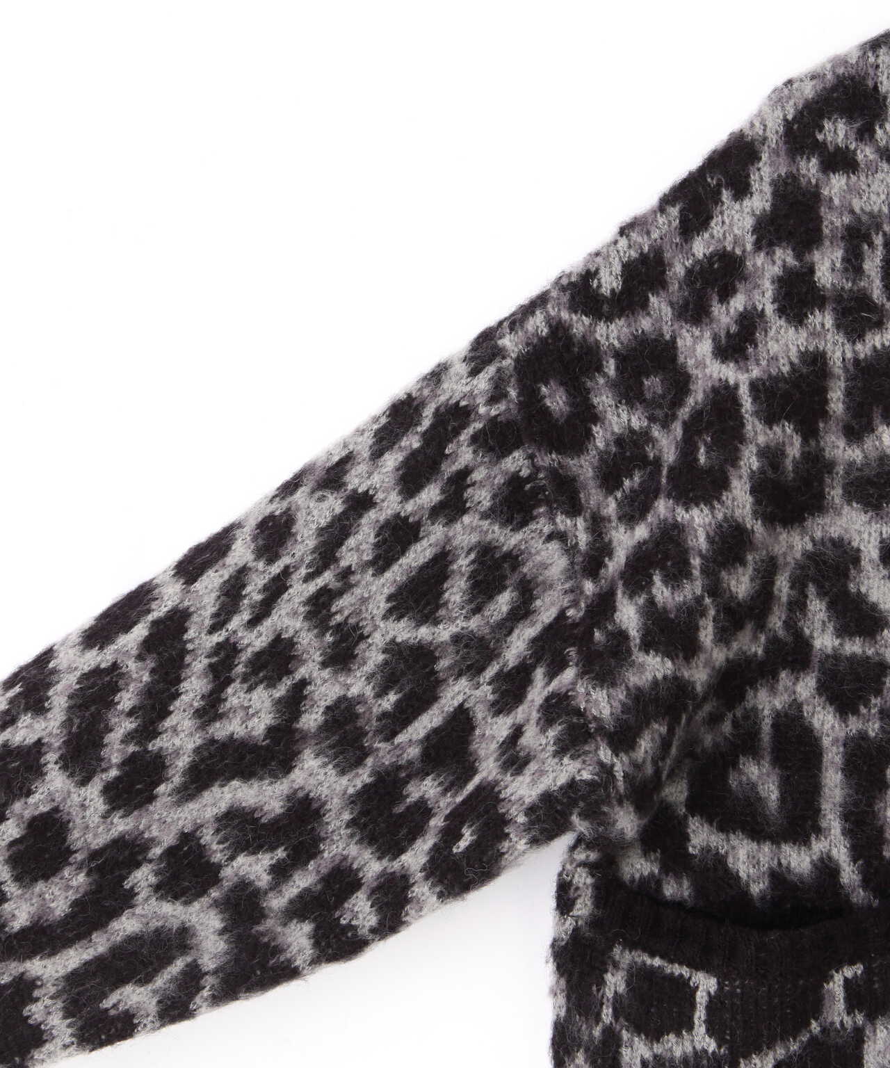 Women's】LEOPARD MOHAIR CARDIGAN/レオパードモヘア カーディガン 