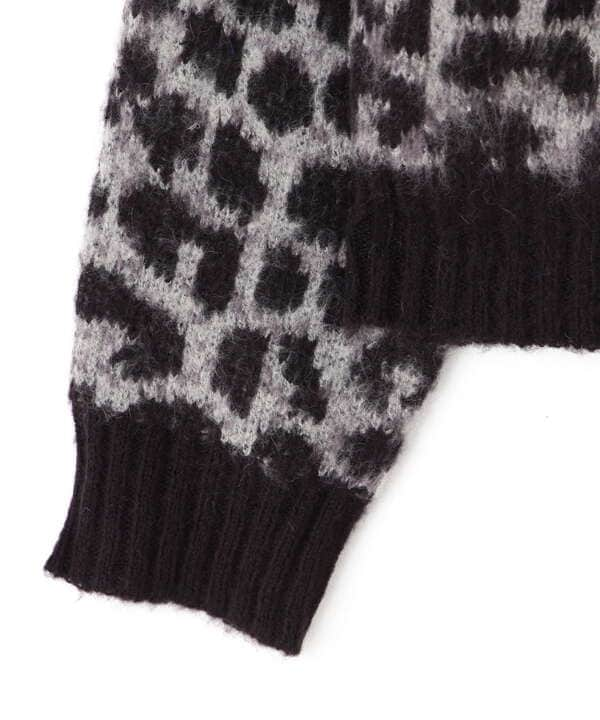 【Women's】LEOPARD MOHAIR CARDIGAN/レオパードモヘア カーディガン