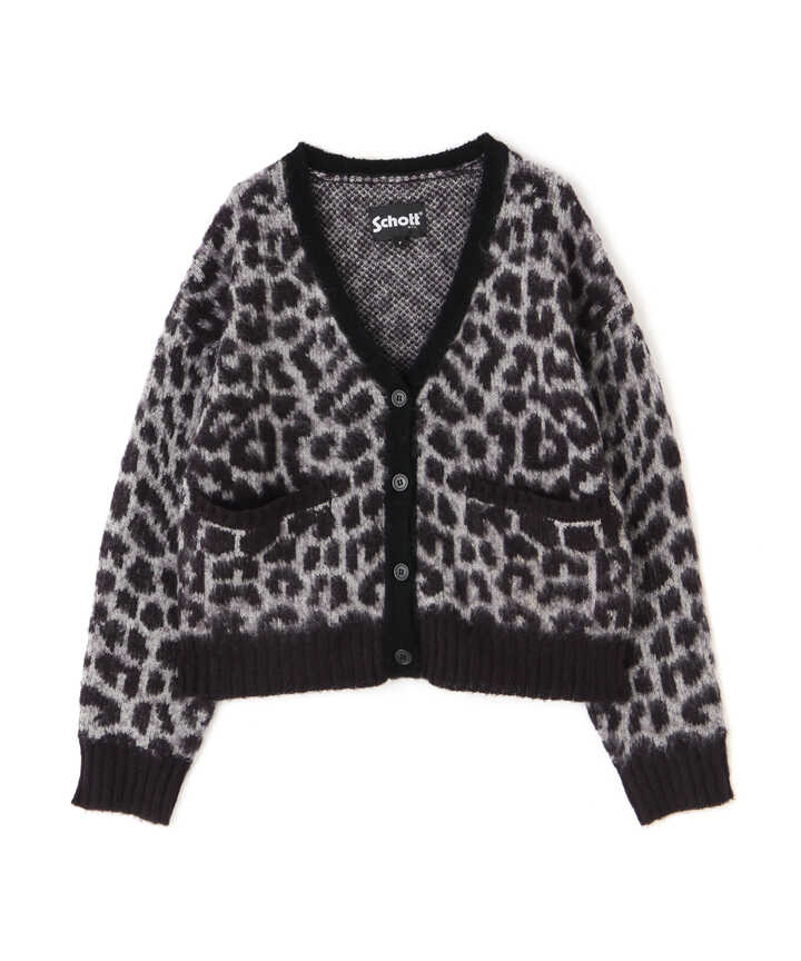 受注生産品】 カーディガン ttt_msw cardigan mohair leopard 21AW ...