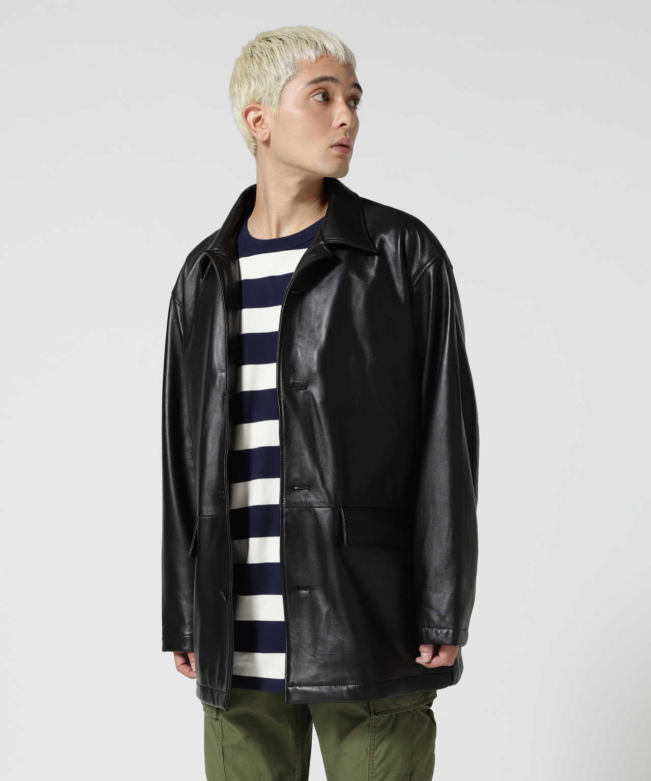 LOOSE FIT LEATHER JACKET/ルーズフィット レザージャケット | Schott