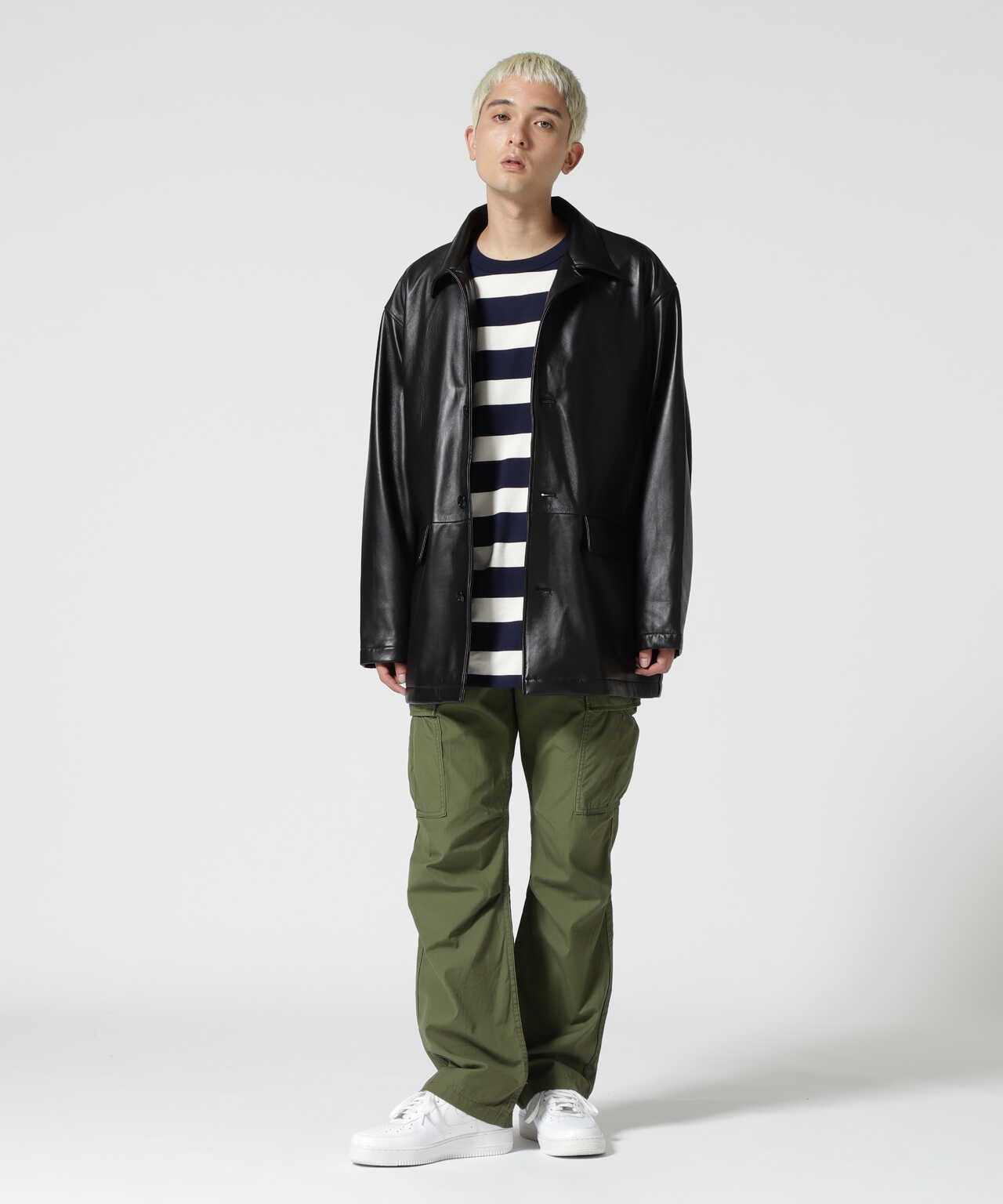 Schott ショット LOOSE FIT LEATHER JACKET-