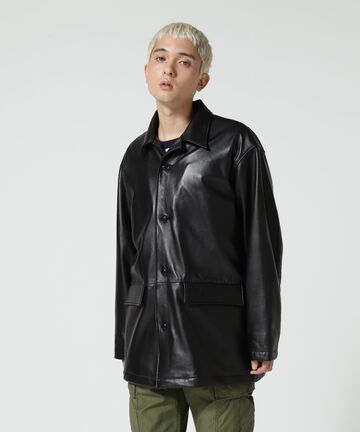 LOOSE FIT LEATHER JACKET/ルーズフィット　レザージャケット