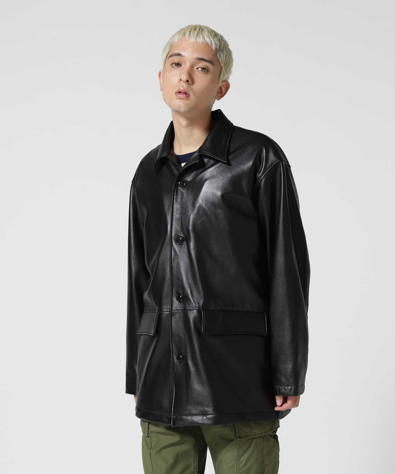 LOOSE FIT LEATHER JACKET/ルーズフィット レザージャケット | Schott