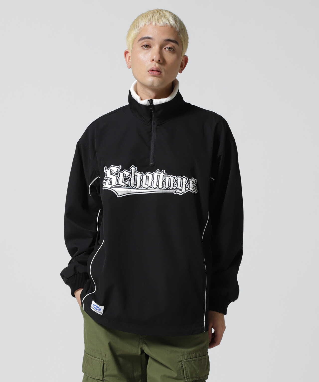 WEB LIMITED】HALF ZIP JACKET/ハーフジップジャケット | Schott