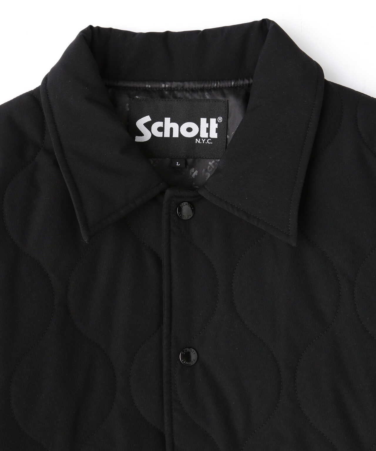 QUILTED COACH JACKET/キルテッド コーチジャケット | Schott