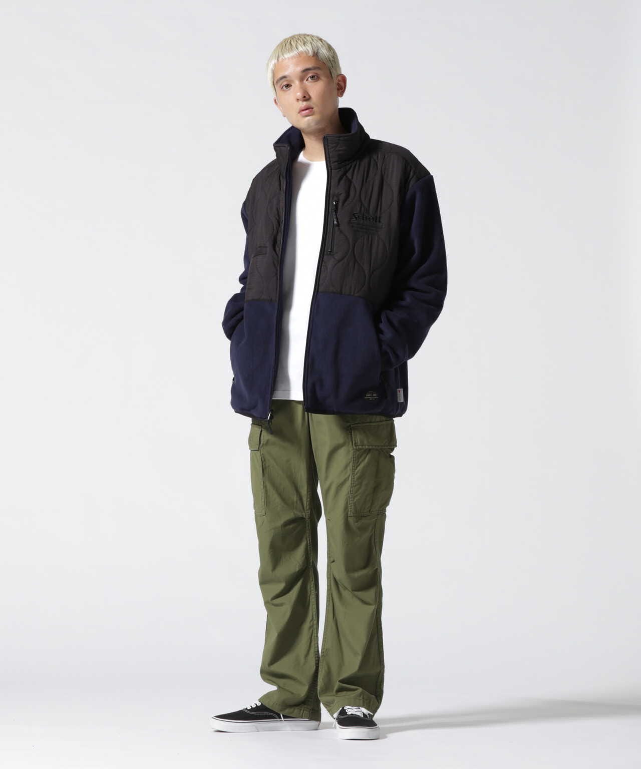 NEW 2-TONE FREECE JACKET/ニュー2トーン フリースジャケット